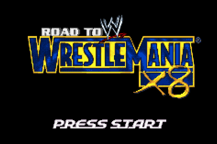WWE Road to Wrestlemania x8 Title Screen